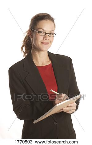 Businesswoman at work View Large Photo Image Stock Image - Businesswoman at work. Fotosearch