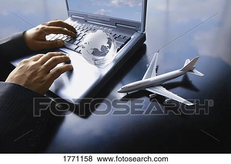 Stock Photo - Global communication and travel. Fotosearch