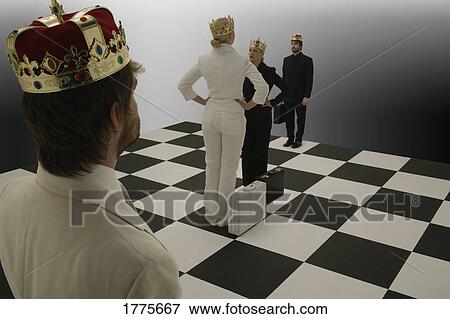 Living chess game View Large Photo Image Stock Photo - Living chess game. Fotosearch