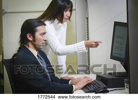People at work in office View Large Photo Image Picture - People at work in office. Fotosearch