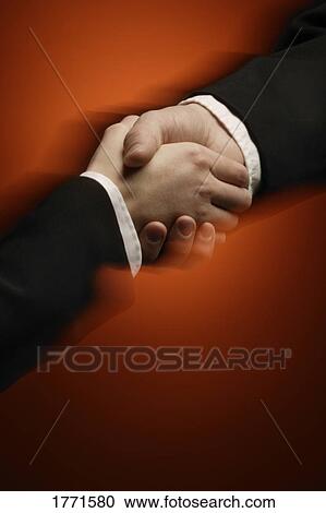 Stock Image - Shaking hands. Fotosearch