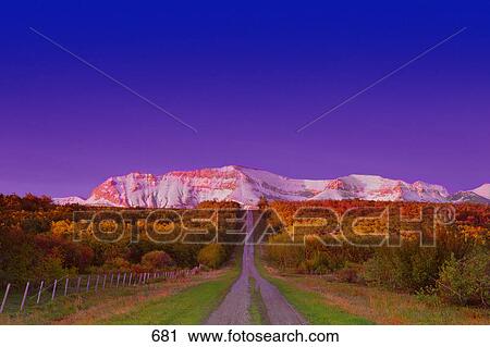 Mountain in the distance Waterton National Park Alberta View Large Photo Image Stock Image - Mountain in the distance Waterton National Park Alberta. Fotosearch