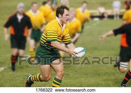 A rugby game View Large Photo Image Stock Image - A rugby game. Fotosearch