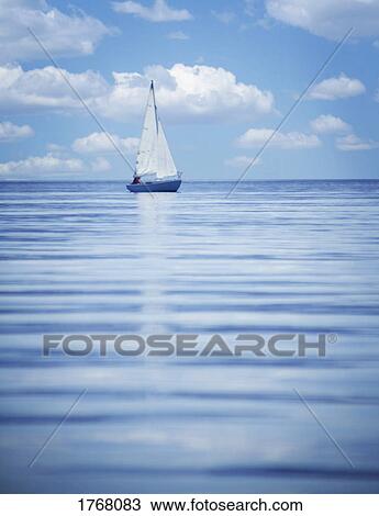 A sailboat View Large Photo Image Stock Image - A sailboat. Fotosearch