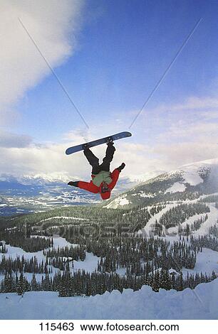 Boarder upside down in air View Large Photo Image Stock Image - Boarder upside down in air. Fotosearch