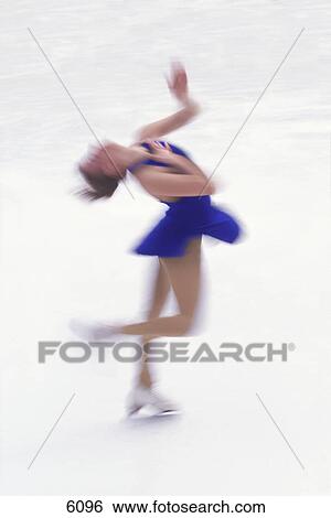 Woman figure skating View Large Photo Image Stock Photograph - Woman figure skating. Fotosearch