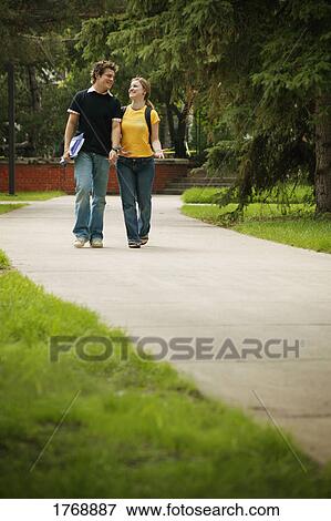 Stock Photo - A teenage couple. Fotosearch