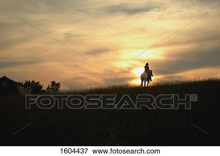 Stock Photo - Horseback rider. Fotosearch