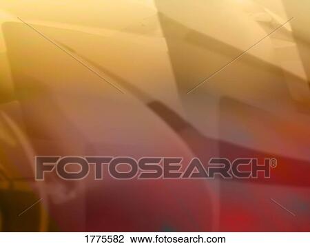Stock Image - Gold & bronze computer generated graphic. Fotosearch