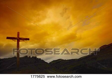 Stock Photography - Empty cross. Fotosearch
