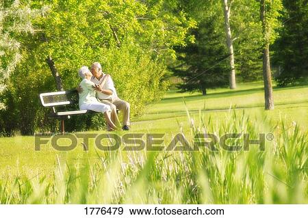 Romantic senior couple View Large Photo Image Stock Photo - Romantic senior couple. Fotosearch