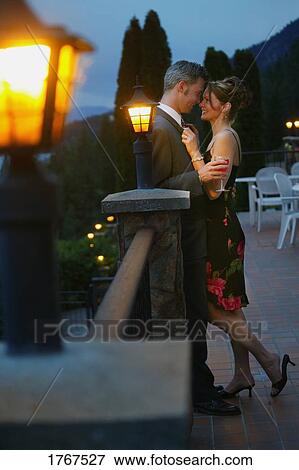 Stock Photo - A romantic date. Fotosearch