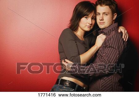 Stock Photograph - Affectionate Couple. Fotosearch