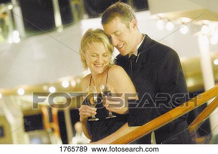Stock Photo - Couple celebrate. Fotosearch
