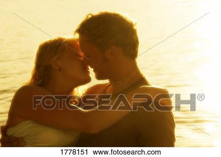 Couple kiss View Large Photo Image Stock Image - Couple kiss. Fotosearch