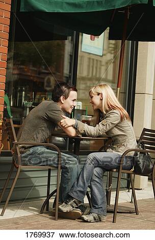 Stock Photo - Couple on a date. Fotosearch