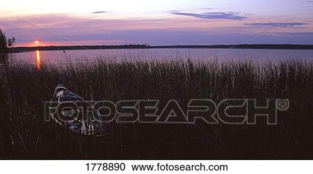 Canoe waits in a marsh at Elk Island National Park View Large Photo Image Stock Image - Canoe waits in a marsh at Elk Island National Park. Fotosearch