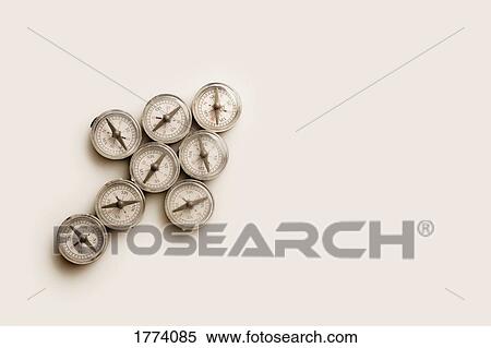 Eight small compasses View Large Photo Image Stock Photography - Eight small compasses. Fotosearch