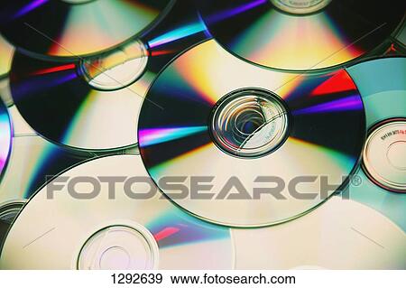 Stock Photo - Group of CDs. Fotosearch