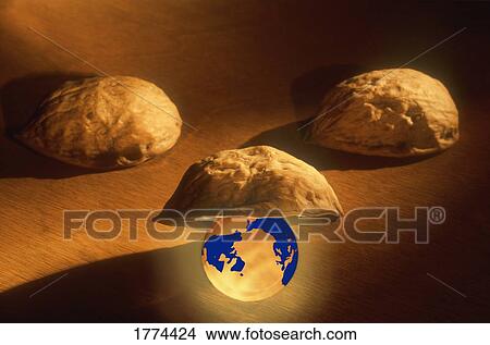 Picture - Hidden globe. Fotosearch