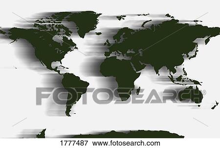 World Map View Large Photo Image Stock Photo - World Map. Fotosearch