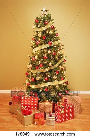 A Christmas tree with presents View Large Photo Image Stock Image - A Christmas tree with presents. Fotosearch