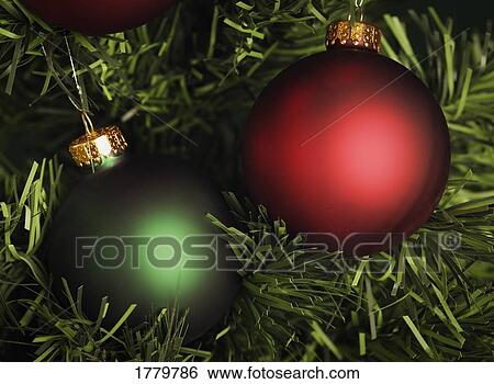 Closeup of Christmas balls View Large Photo Image Stock Photograph - Closeup of Christmas balls. Fotosearch