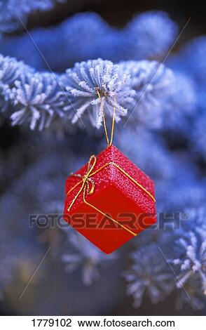 Stock Image - Closeup of gift box. Fotosearch
