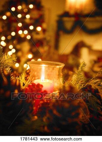 Christmas candle View Large Photo Image Stock Image - Christmas candle. Fotosearch