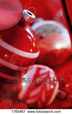 Close-Up of Christmas decorations View Large Photo Image Stock Photo - Close-Up of Christmas decorations. Fotosearch