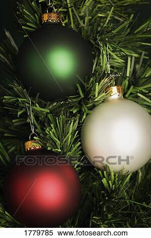 Closeup of Christmas balls View Large Photo Image Stock Photography - Closeup of Christmas balls. Fotosearch