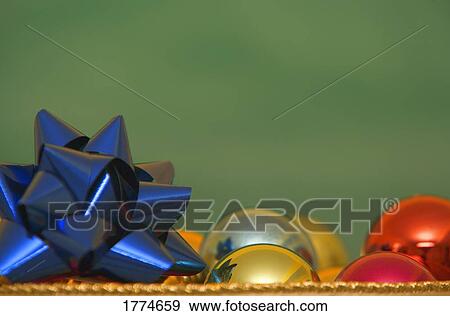 Colorful Christmas decorations View Large Photo Image Stock Photo - Colorful Christmas decorations. Fotosearch