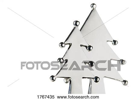 Stock Photography - Two Christmas trees. Fotosearch