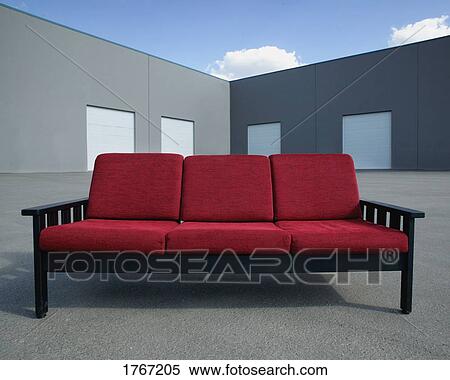 A red sofa View Large Photo Image Stock Photography - A red sofa. Fotosearch
