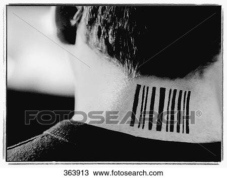 Stock Image - Barcode tattoo. Fotosearch