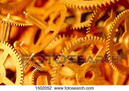Stock Image - Gears. Fotosearch