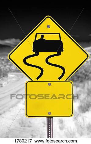 Stock Photo - Road sign. Fotosearch