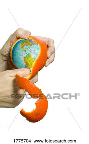 The world is an orange View Large Photo Image Picture - The world is an orange. Fotosearch