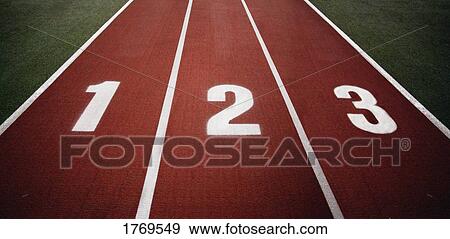 A track with three lanes View Large Photo Image Stock Photo - A track with three lanes. Fotosearch