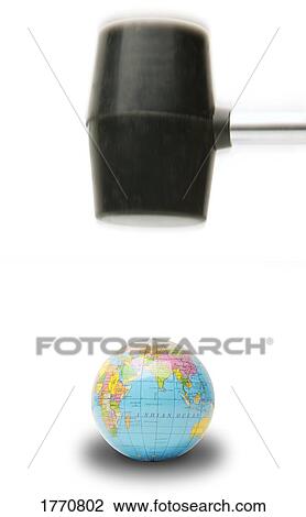 Stock Image - Destruction of the world. Fotosearch