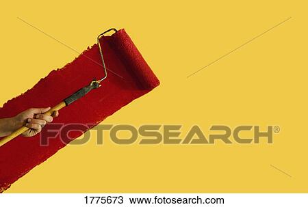 Painting it red View Large Photo Image Stock Image - Painting it red. Fotosearch
