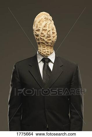 Picture - Peanut head. Fotosearch