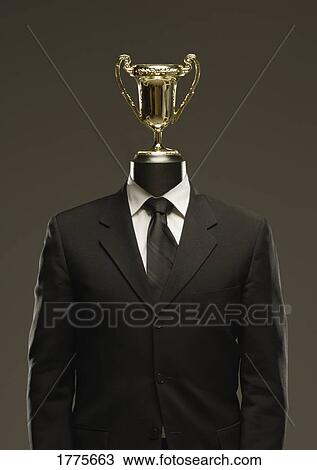 Stock Image - Trophy male. Fotosearch