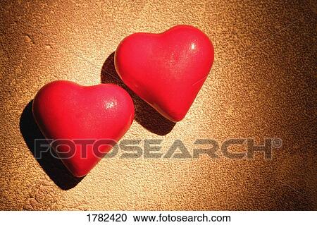 Stock Image - Valentine's Hearts. Fotosearch