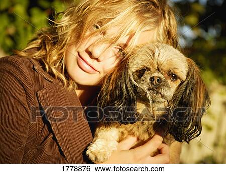 Dog owner View Large Photo Image Stock Photograph - Dog owner. Fotosearch