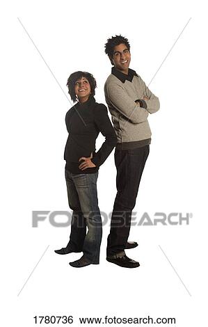 Stock Photograph - Man and woman. Fotosearch