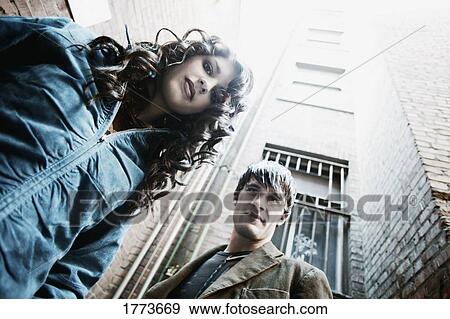 Trendy young couple View Large Photo Image Stock Photo - Trendy young couple. Fotosearch