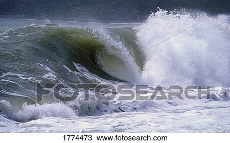 Stock Image - Rough seas. Fotosearch