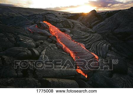 Volcanic flow View Large Photo Image Stock Photo - Volcanic flow. Fotosearch