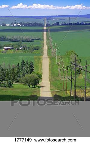 Stock Photo - A country road. Fotosearch